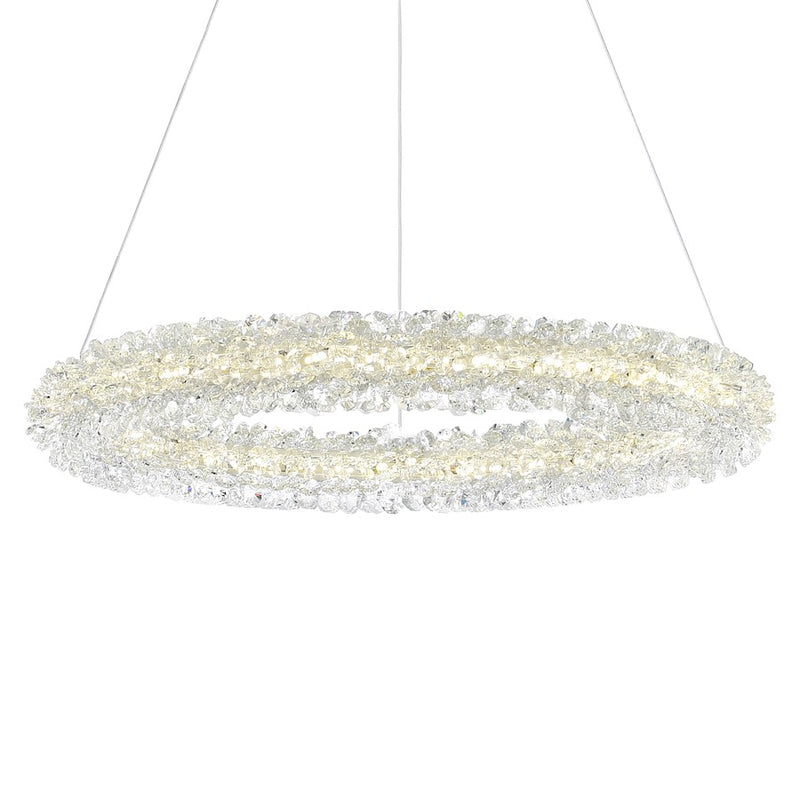 CWI Lighting Arielle 17" Down Chandelier, Chrome