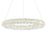 CWI Lighting Arielle 17" Down Chandelier, Chrome
