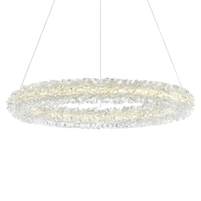 CWI Lighting Arielle 17" Down Chandelier, Chrome