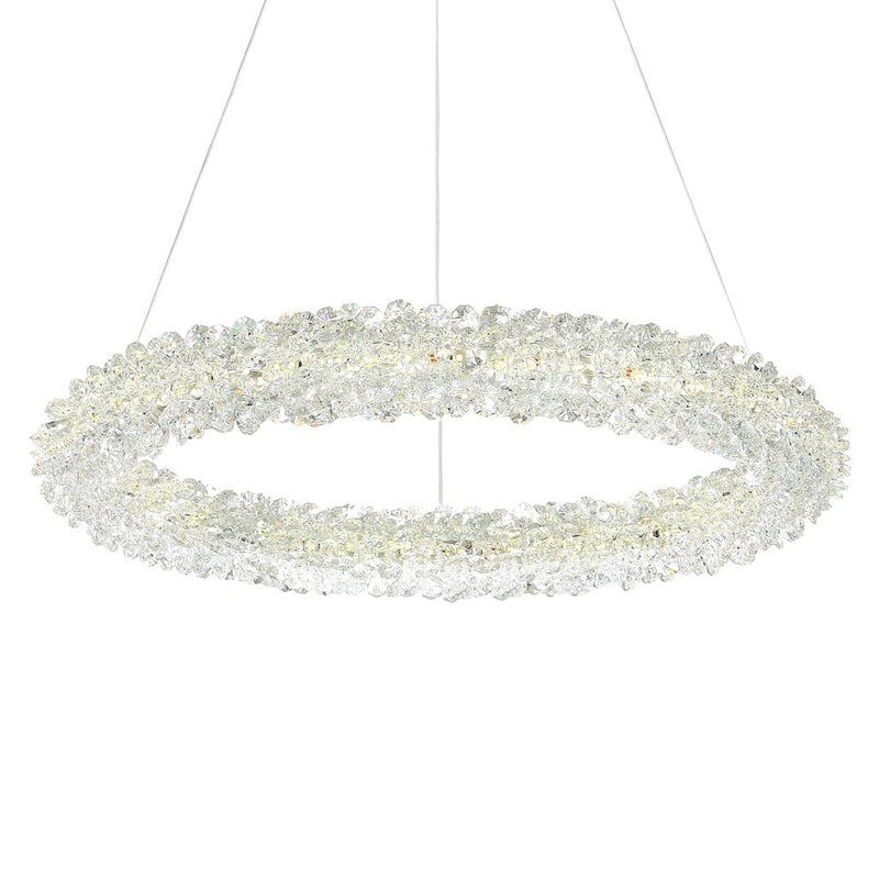 CWI Lighting Arielle 17" Down Chandelier, Chrome