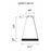 CWI Lighting Arielle 17" Down Chandelier, Chrome