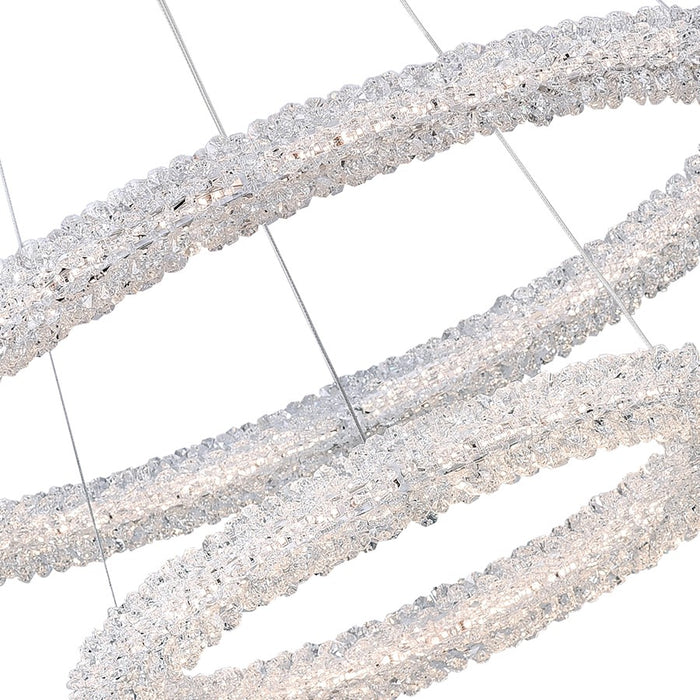 CWI Lighting Arielle 25" Down Chandelier, Chrome