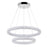 CWI Lighting Arielle 25" Down Chandelier, Chrome