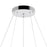 CWI Lighting Arielle 25" Down Chandelier, Chrome
