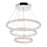 CWI Lighting Arielle 32" 3R Down Chandelier, Chrome - 1042P32-601-3R