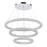 CWI Lighting Arielle 32" 3R Down Chandelier, Chrome
