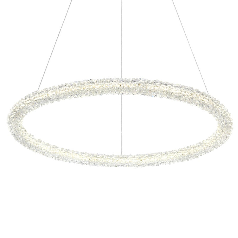 CWI Lighting Arielle 32" Down Chandelier, Chrome