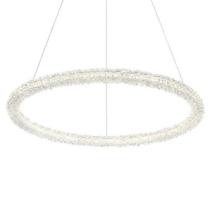 CWI Lighting Arielle 32" Down Chandelier, Chrome