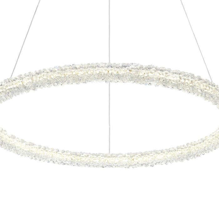 CWI Lighting Arielle 32" Down Chandelier, Chrome