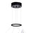 CWI Lighting Juliette 16" Up Chandelier, Black
