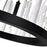 CWI Lighting Juliette 16" Up Chandelier, Black