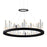 CWI Lighting Juliette 24" Up Chandelier, Black