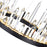 CWI Lighting Juliette 24" Up Chandelier, Black