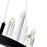 CWI Lighting Juliette 24" Up Chandelier, Black
