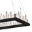 CWI Lighting Juliette 32" Chandelier, Black