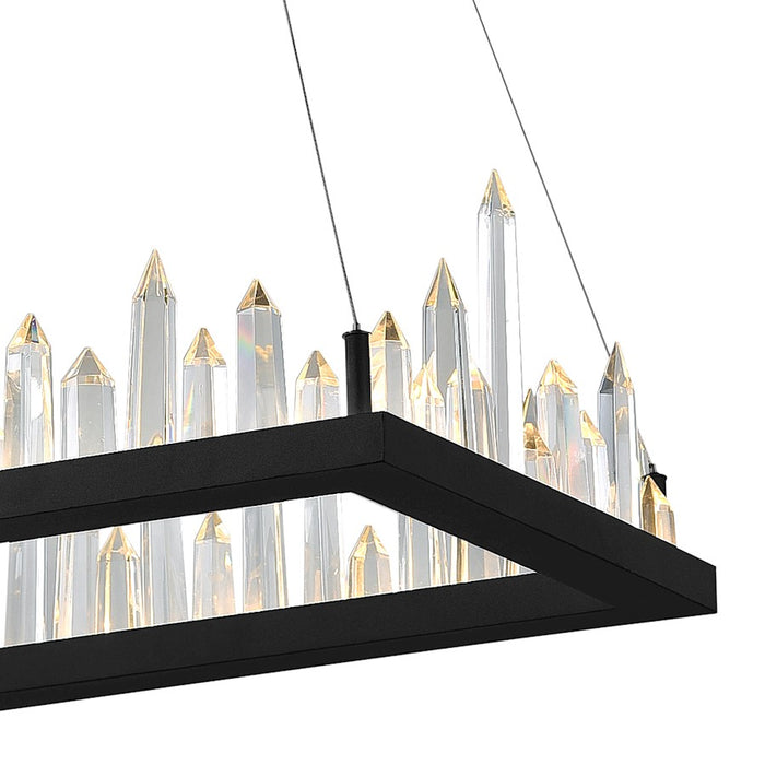 CWI Lighting Juliette 32" Chandelier, Black