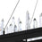 CWI Lighting Juliette 32" Chandelier, Black