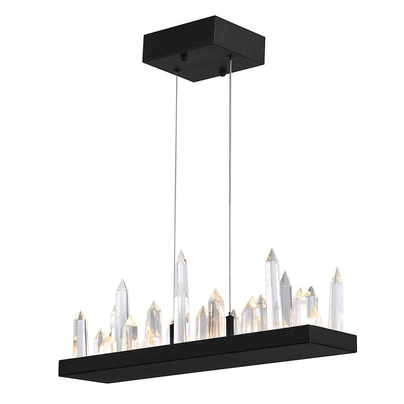 CWI Lighting Juliette 34" Chandelier, Black