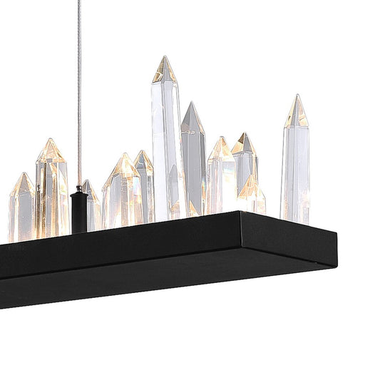 CWI Lighting Juliette 34" Chandelier, Black