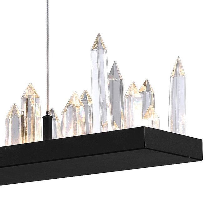 CWI Lighting Juliette 34" Chandelier, Black