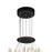 CWI Lighting Juliette 42" Up Chandelier, Black