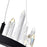 CWI Lighting Juliette 42" Up Chandelier, Black