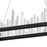 CWI Lighting Juliette 44" Chandelier, Black