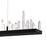 CWI Lighting Juliette 45" Chandelier, Black