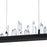 CWI Lighting Juliette 45" Chandelier, Black