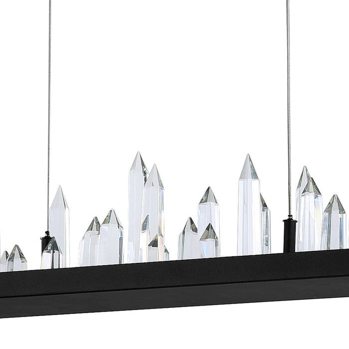 CWI Lighting Juliette 45" Chandelier, Black