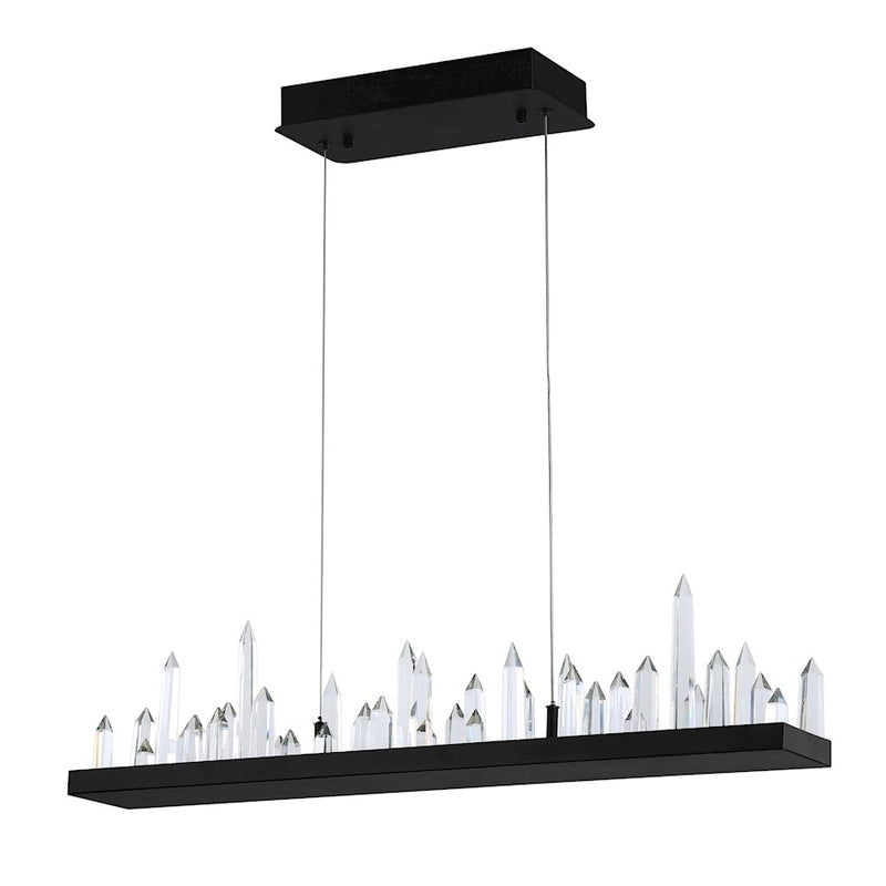 CWI Lighting Juliette 45" Chandelier, Black