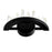 CWI Lighting Juliette Wall Light, Black
