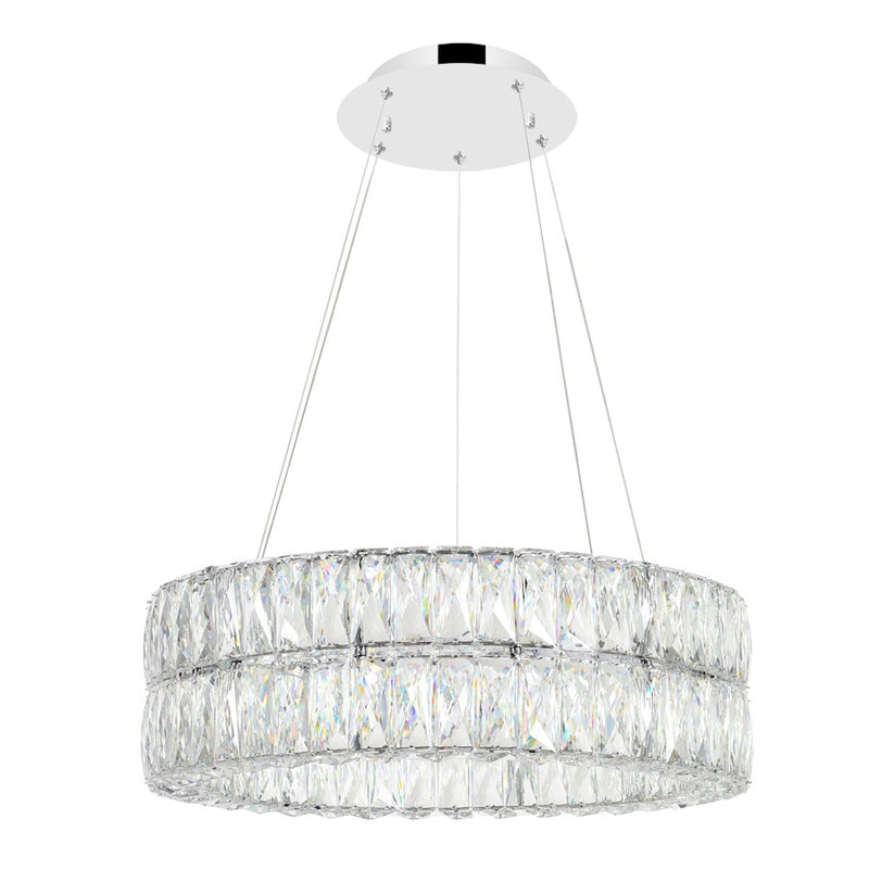 CWI Lighting Madeline Down 20" Chandelier, Chrome