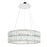 CWI Lighting Madeline Down 20" Chandelier, Chrome - 1044P20-601-R-2C