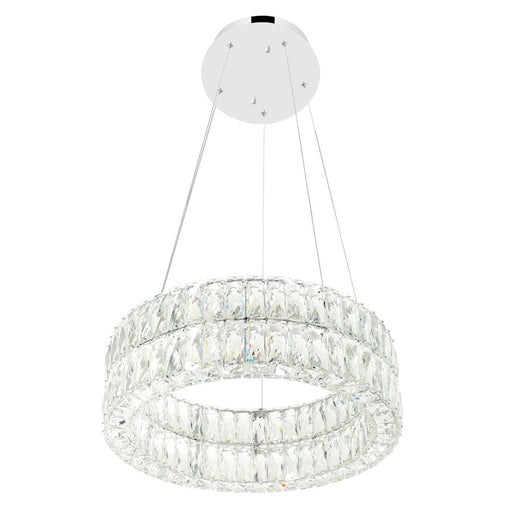CWI Lighting Madeline Down 20" Chandelier, Chrome