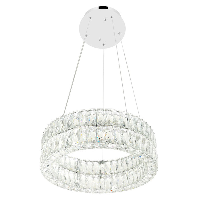CWI Lighting Madeline Down 20" Chandelier, Chrome