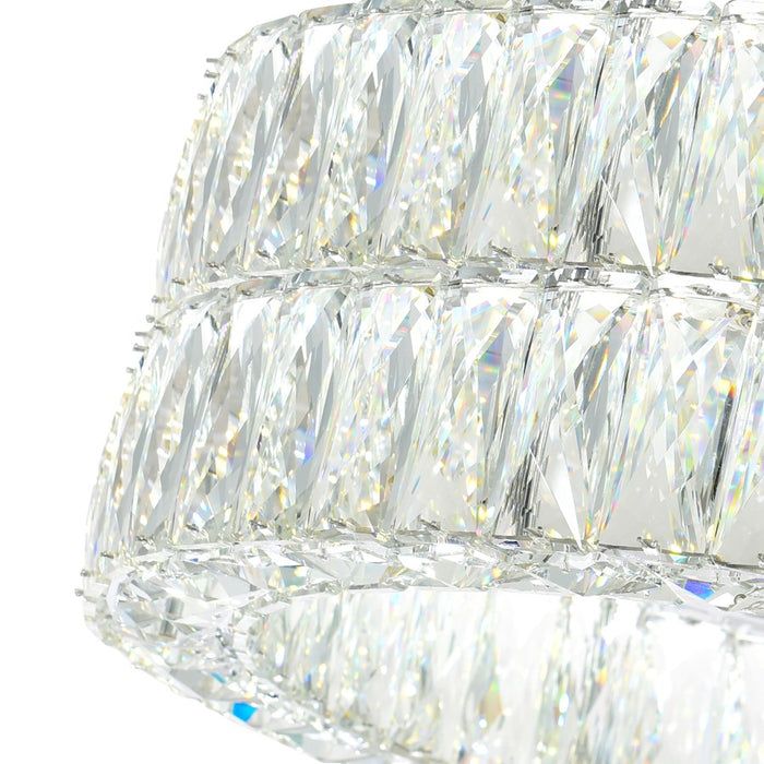 CWI Lighting Madeline Down 20" Chandelier, Chrome