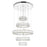 CWI Lighting Madeline Down 24" Chandelier, Chrome - 1044P24-601-R-5C