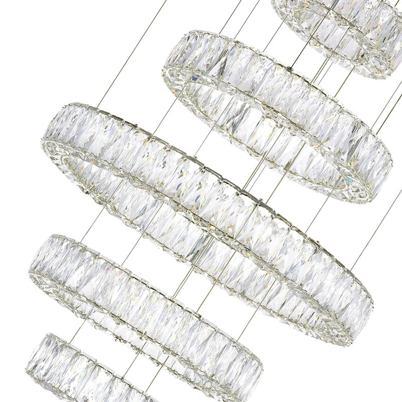 CWI Lighting Madeline Down 24" Chandelier, Chrome