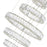 CWI Lighting Madeline Down 24" Chandelier, Chrome