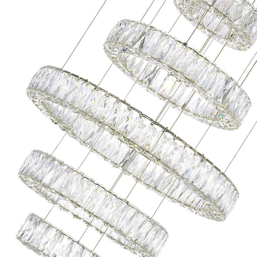 CWI Lighting Madeline Down 24" Chandelier, Chrome