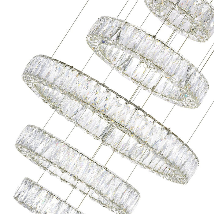 CWI Lighting Madeline Down 24" Chandelier, Chrome