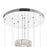 CWI Lighting Madeline Down 24" Chandelier, Chrome