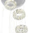 CWI Lighting Madeline Down Chandelier, Chrome 6C
