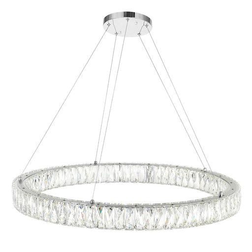 CWI Lighting Madeline Down Chandelier, Chrome 1C