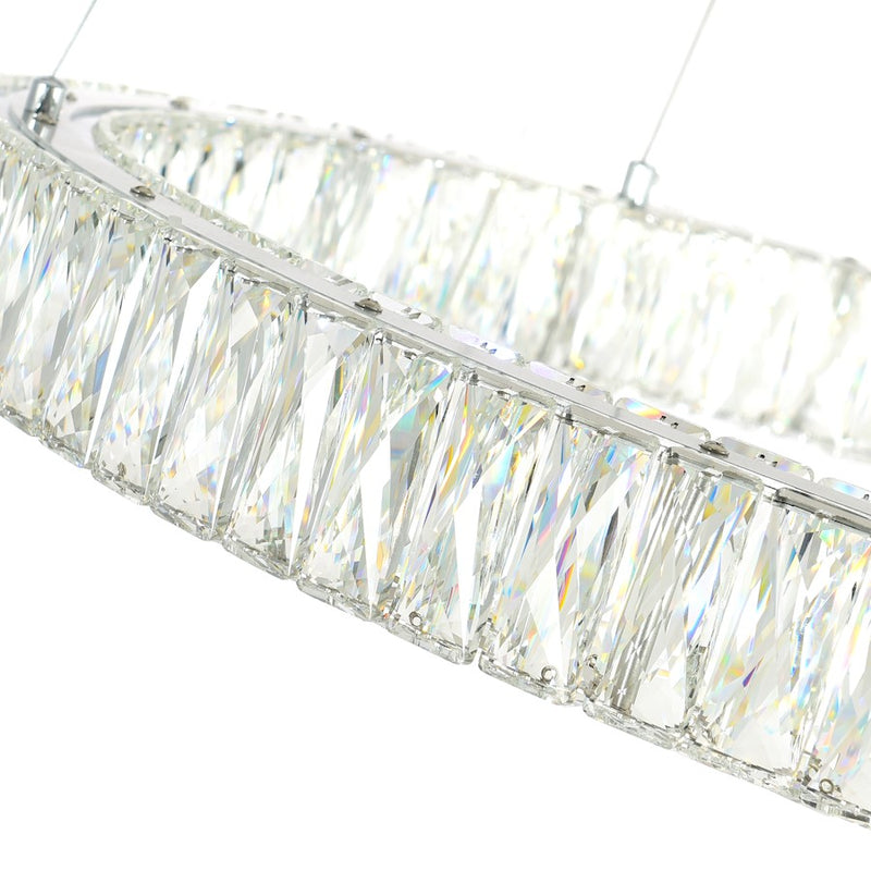 CWI Lighting Madeline Down Chandelier, Chrome 1C