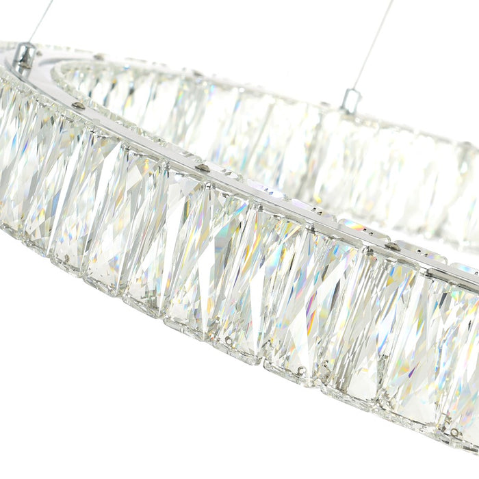 CWI Lighting Madeline Down Chandelier, Chrome 1C