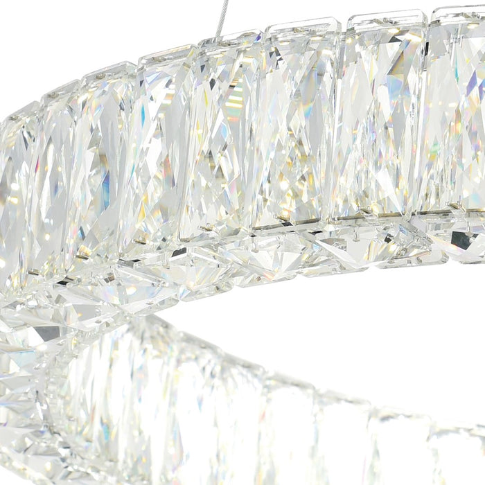 CWI Lighting Madeline Down Chandelier, Chrome 1C