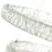 CWI Lighting Madeline Down Chandelier, Chrome 2CB