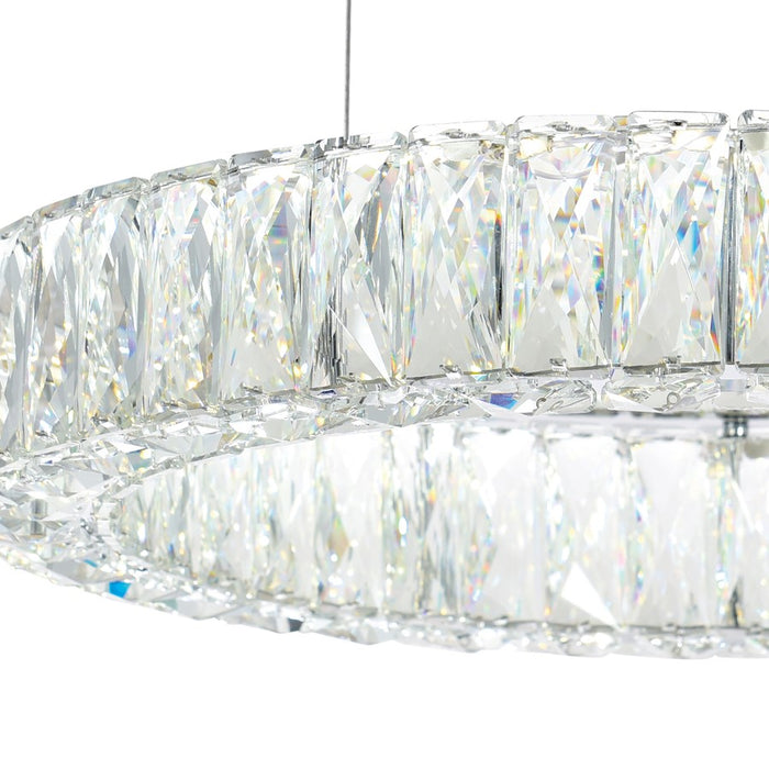 CWI Lighting Madeline Down Chandelier, Chrome 2CB